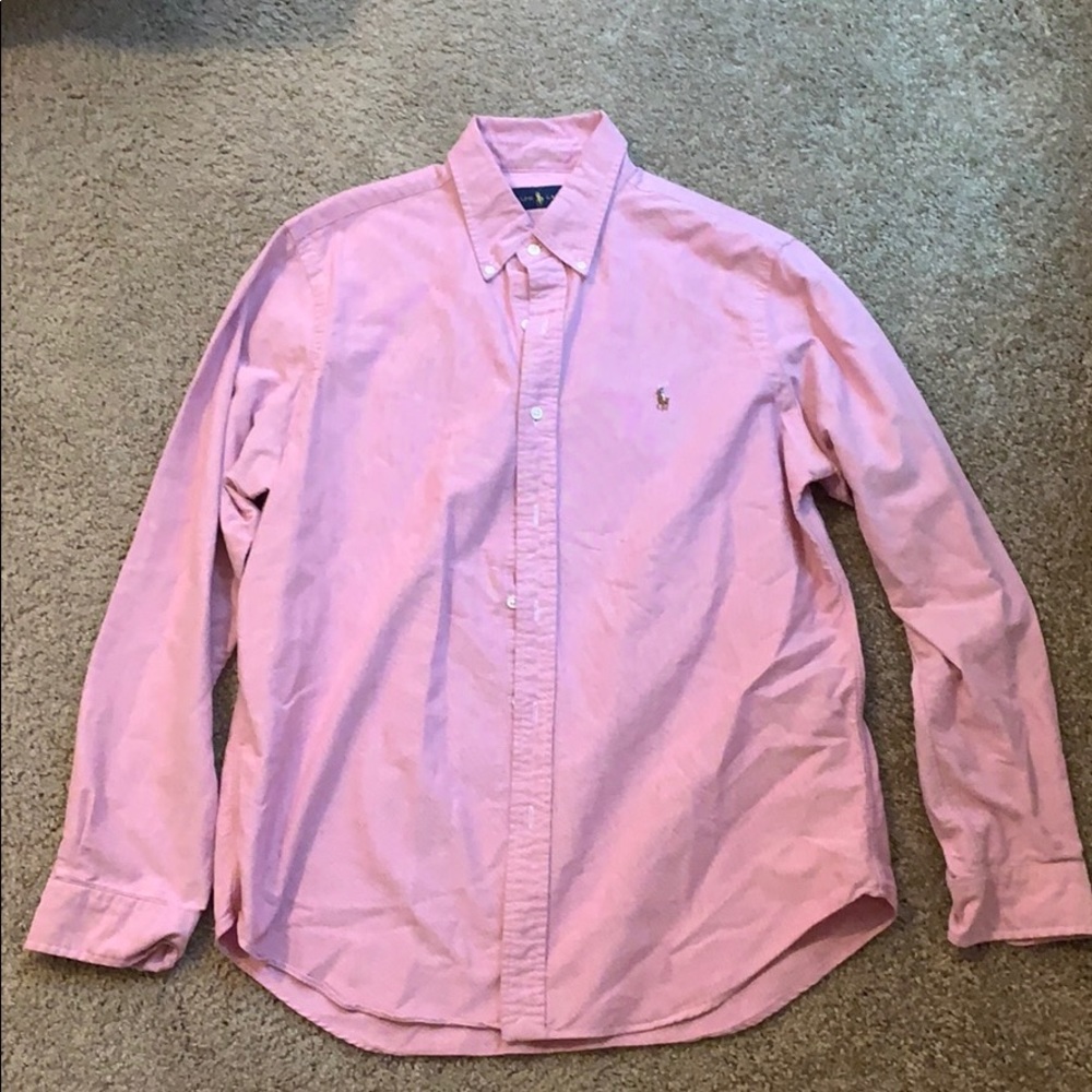 Pink Ralph Lauren button down